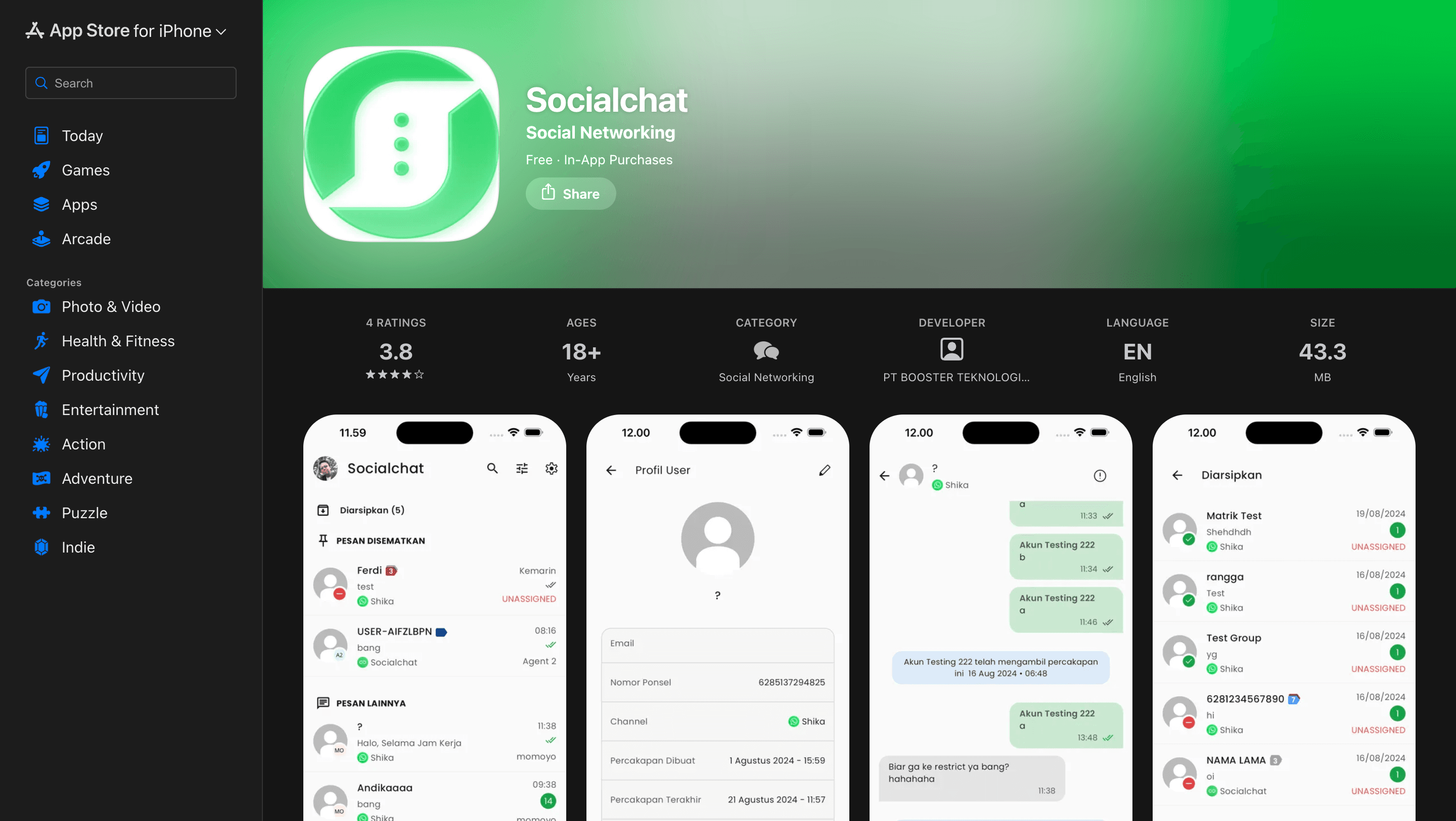 Socialchat (iOS)